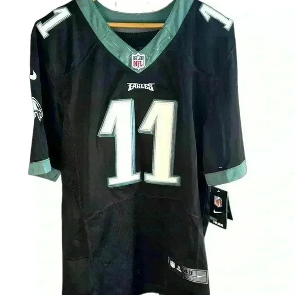 Nike NFL Vapor Elite Size 48 Phil. Eagles WENTZ #11 On Field Stitched Jersey NWT - Picture 2 of 10